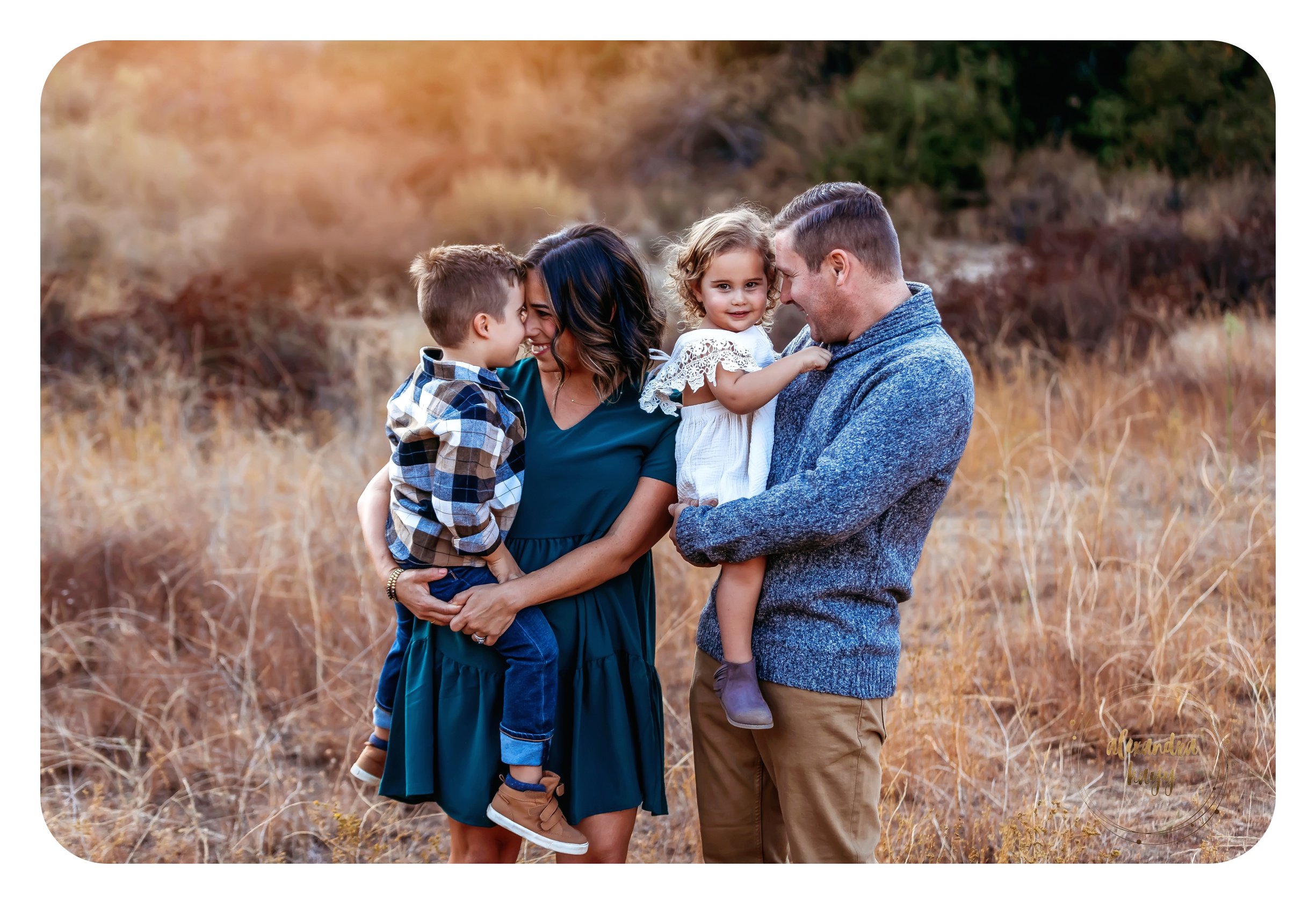 Maricopa County Holiday Fall Family Mini Portrait Session