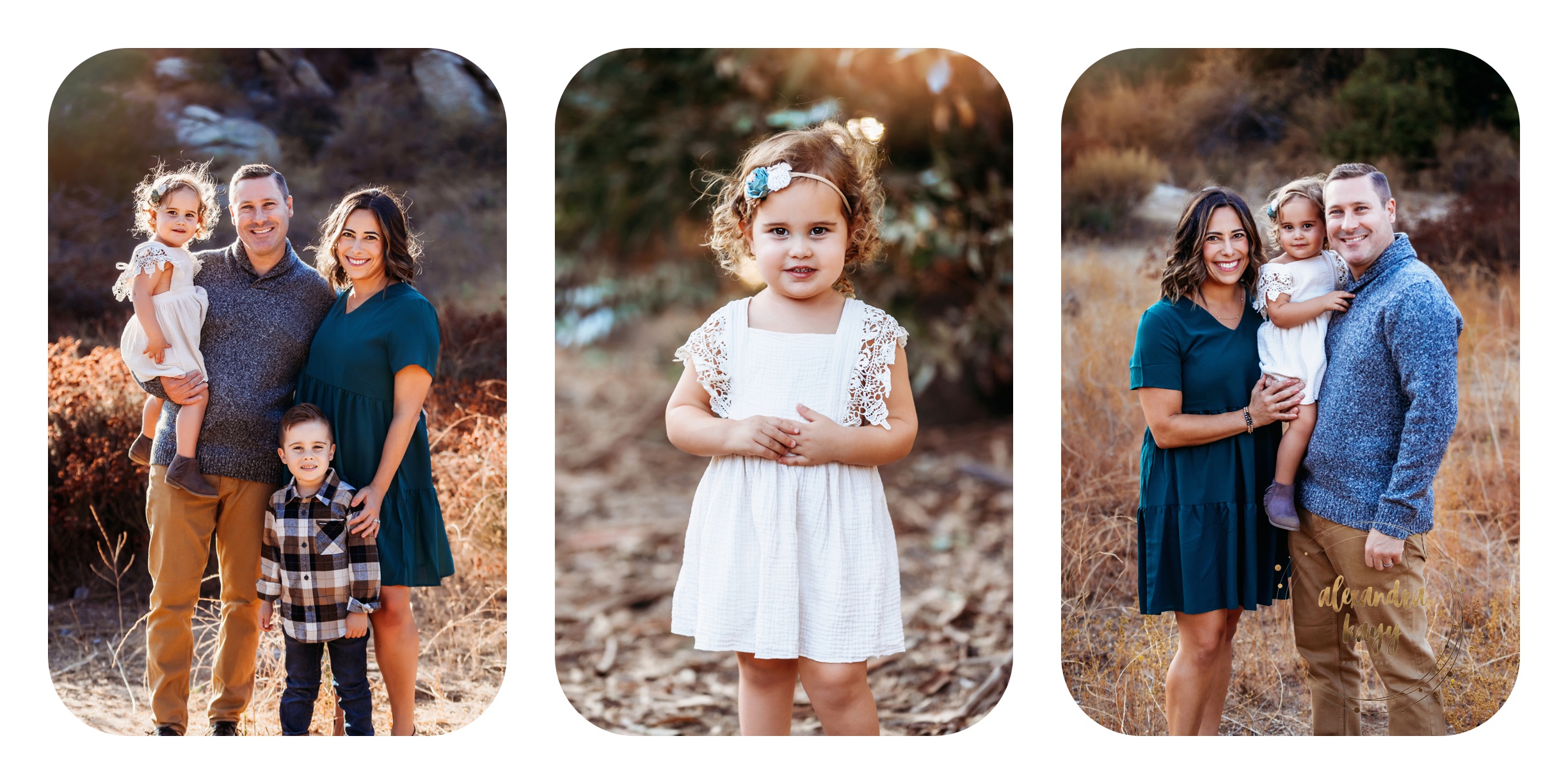 Maricopa County Holiday Fall Family Mini Portrait Session