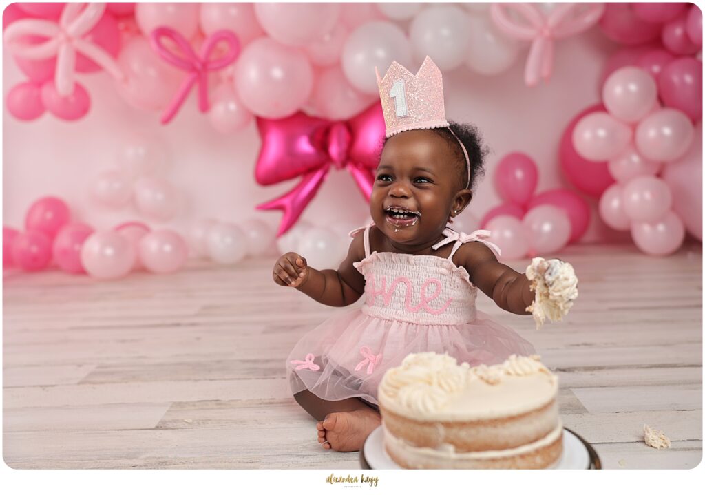best cake smash photography Goodyear AZ, Phoenix cake smash photographer, baby milestone sessions Litchfield Park